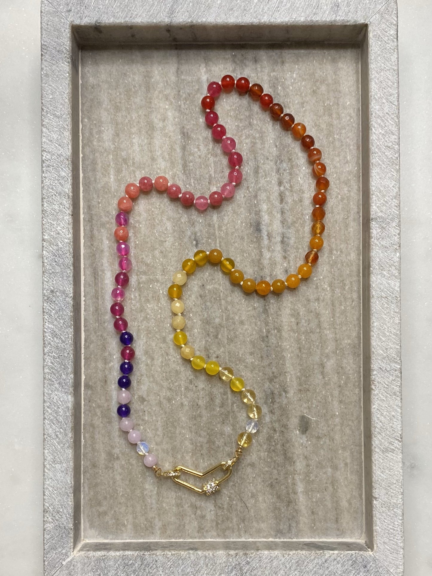 6mm Cupid's Ombre Necklace