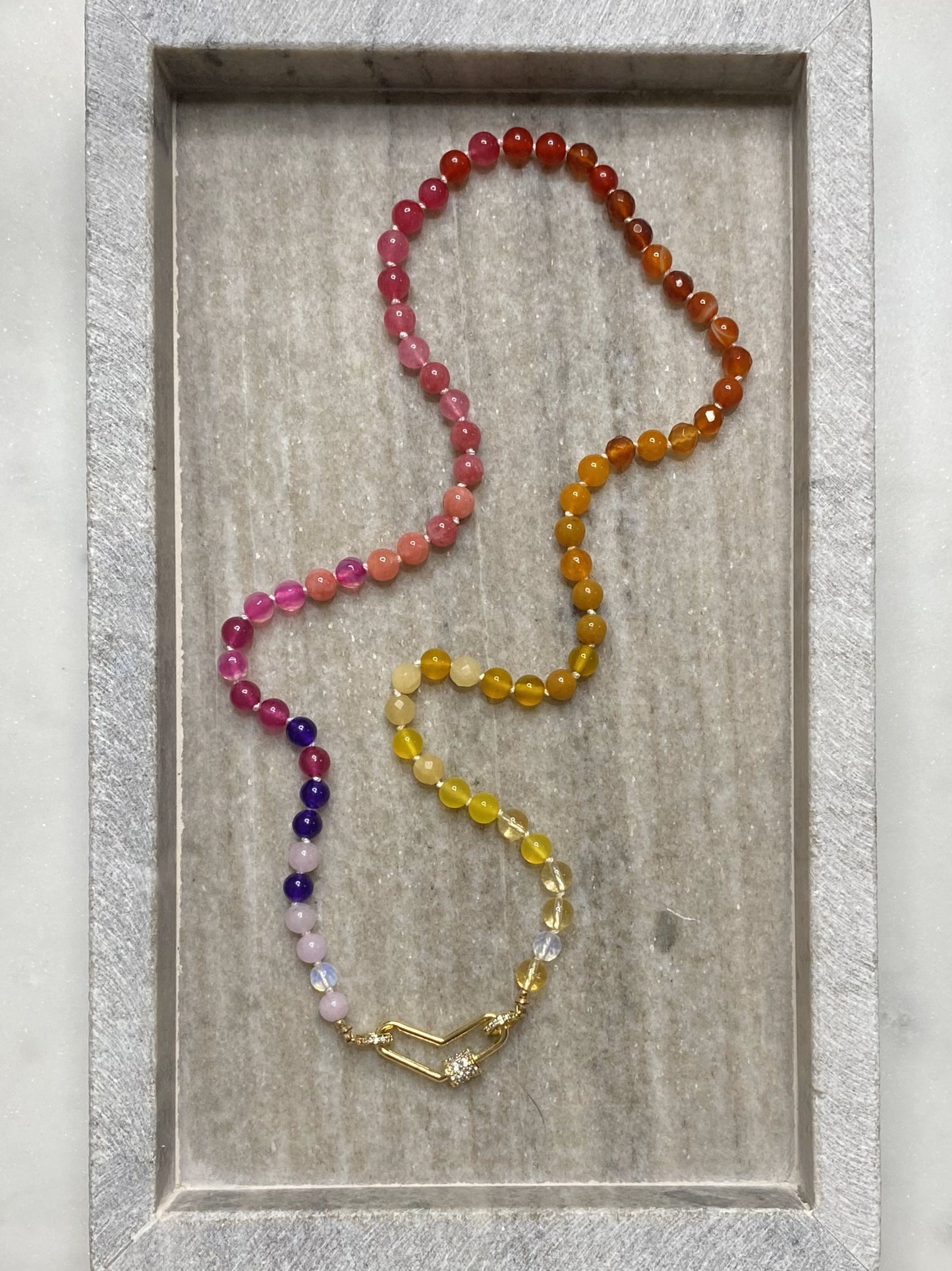 6mm Cupid's Ombre Necklace