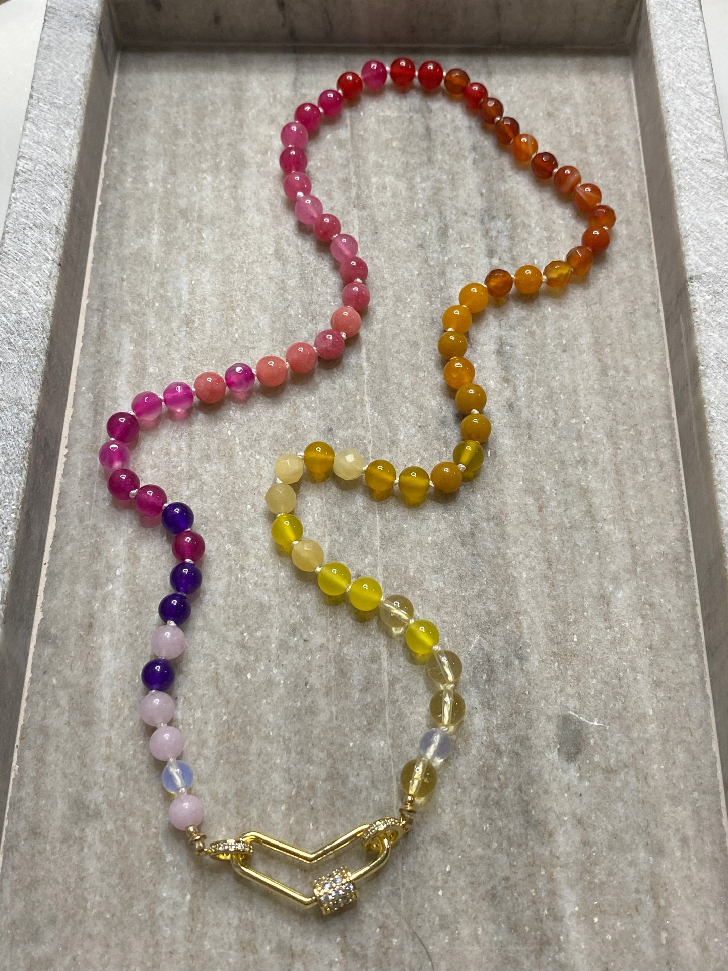 6mm Cupid's Ombre Necklace