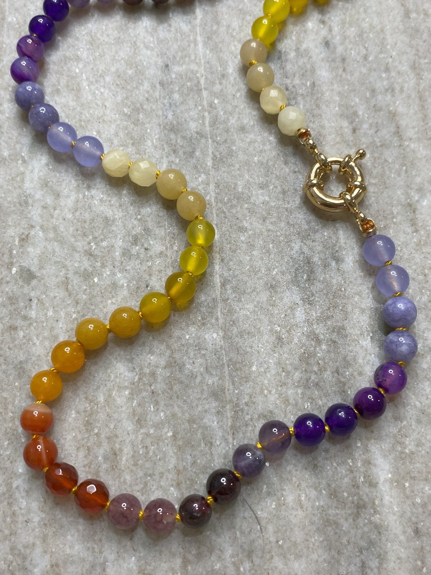6mm Autumn Ombre Necklace 2.0