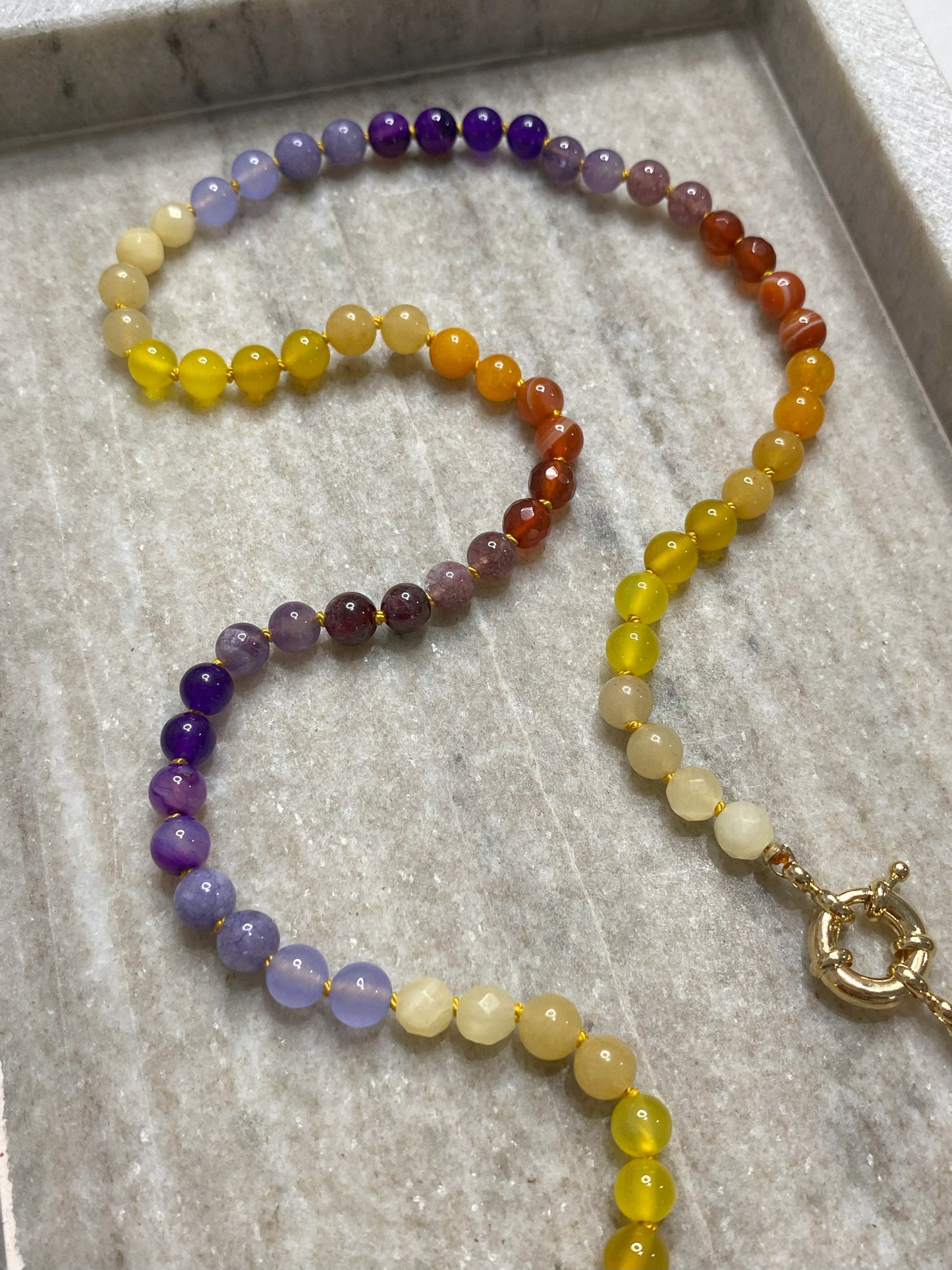 6mm Autumn Ombre Necklace 2.0