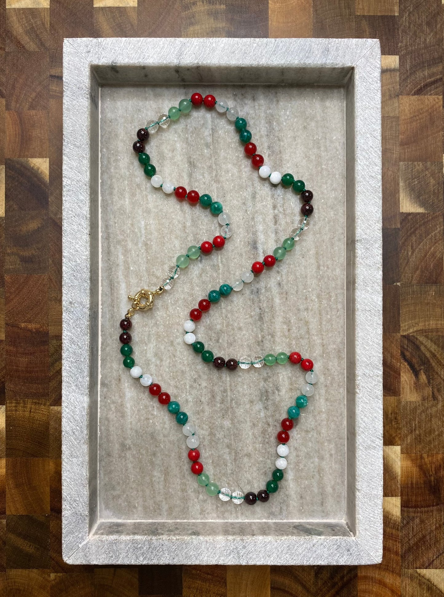 6mm The Holly and The Ivy Necklace