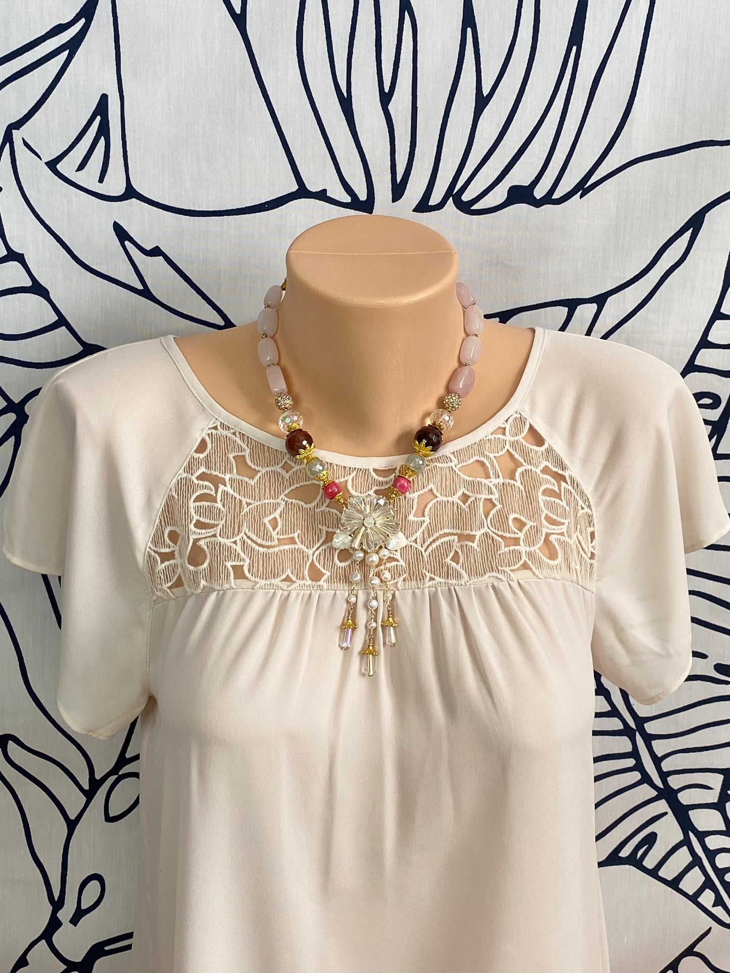 The Millie Necklace and Earrings