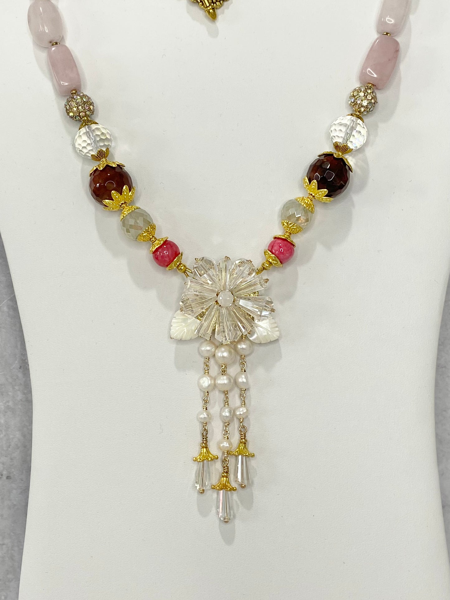 The Millie Necklace and Earrings
