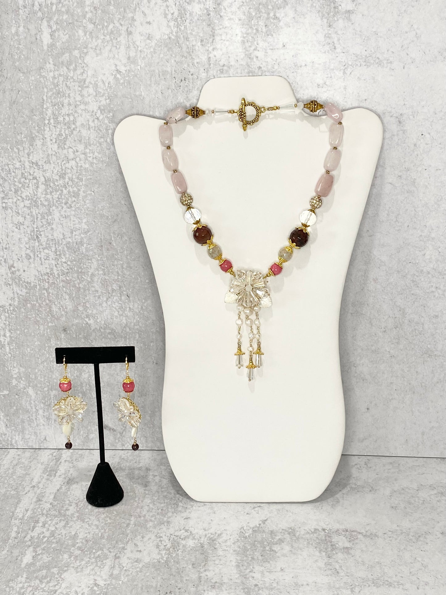 The Millie Necklace and Earrings