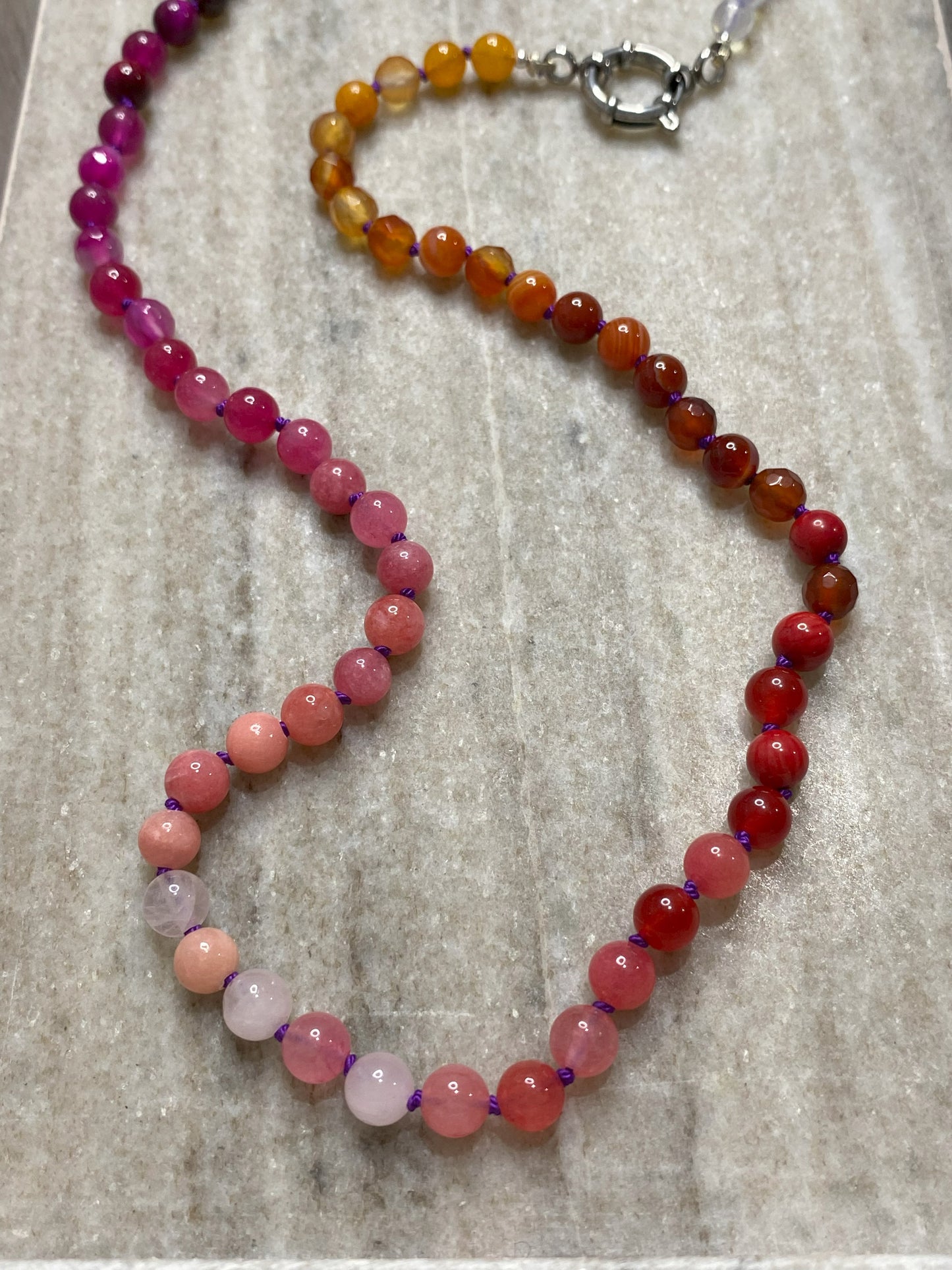 6mm Passion Ombre Necklace