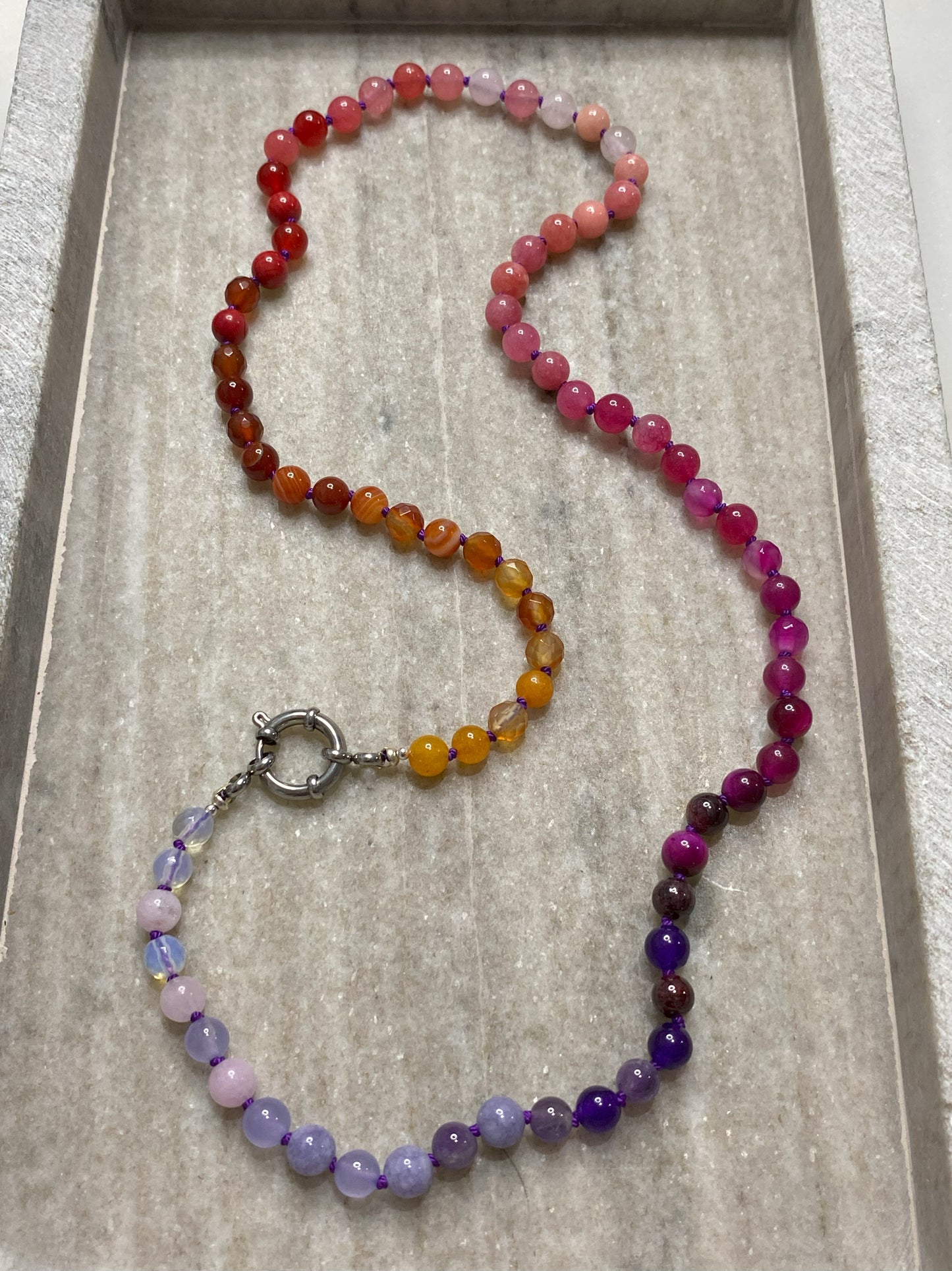 6mm Passion Ombre Necklace