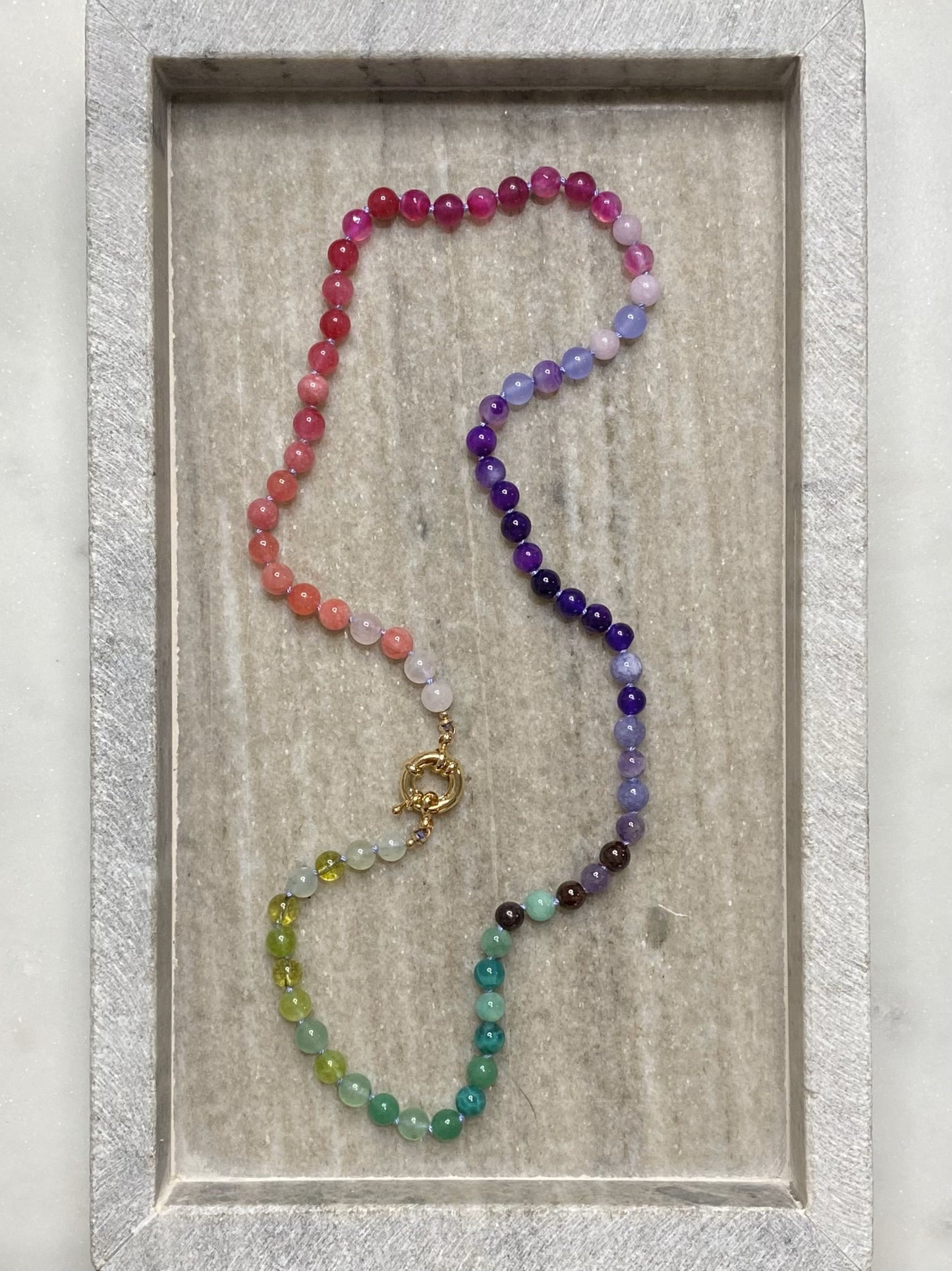 6mm Secret Garden Ombre Necklace