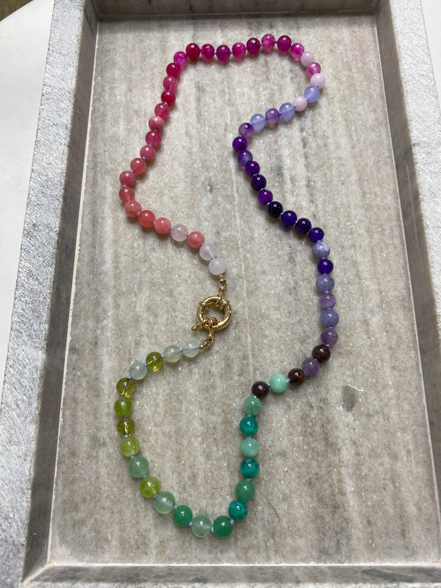 6mm Secret Garden Ombre Necklace