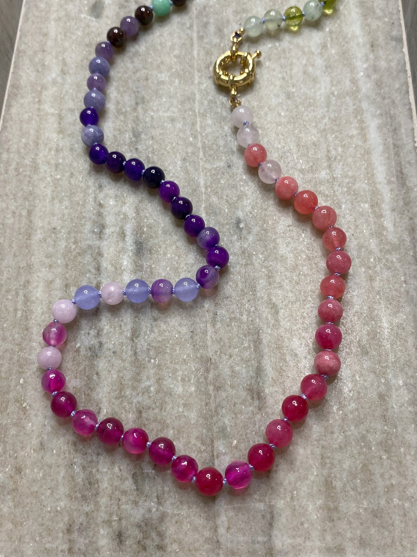 6mm Secret Garden Ombre Necklace