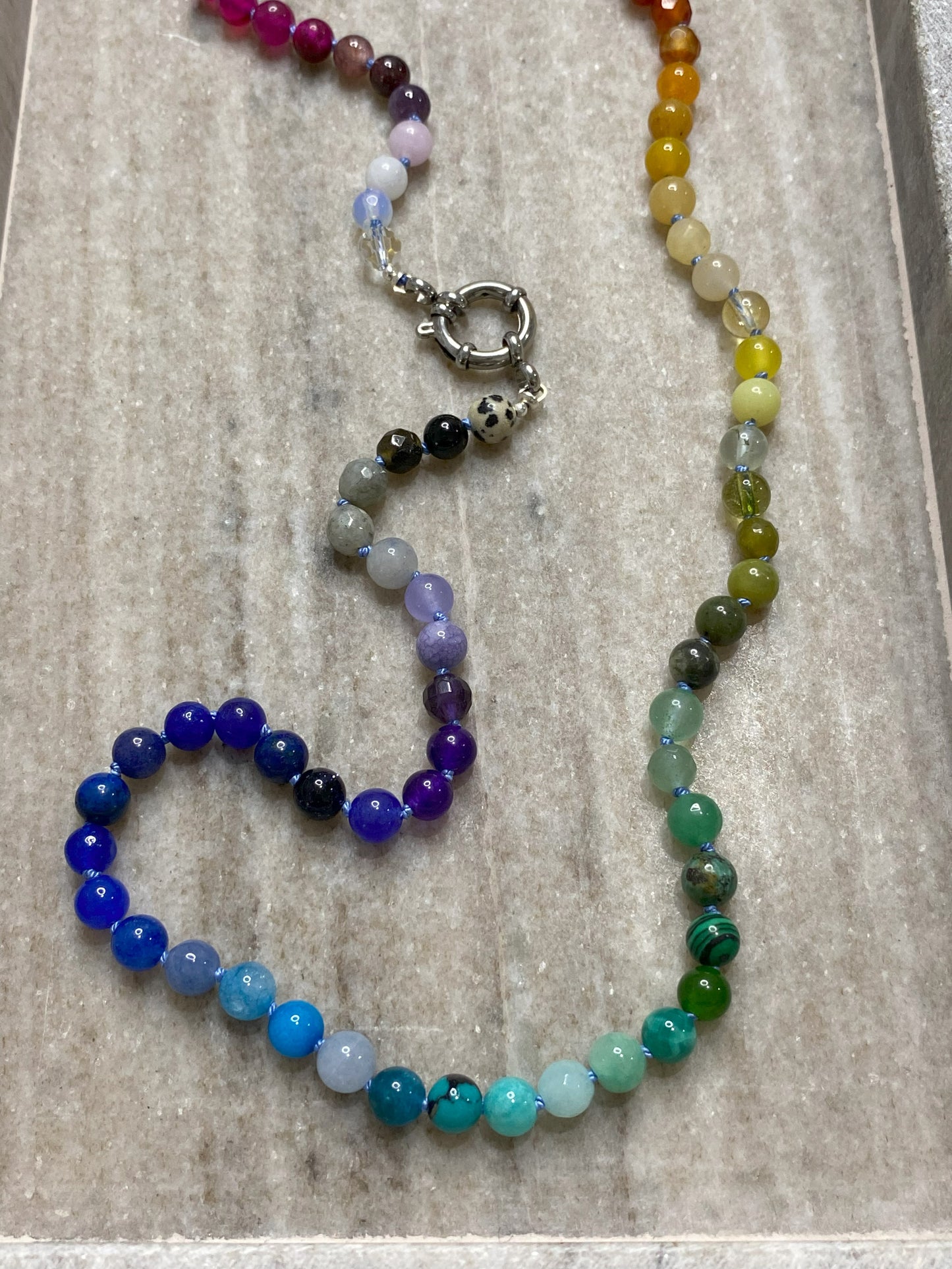 6mm Rainbow Ombre Necklace 1.0