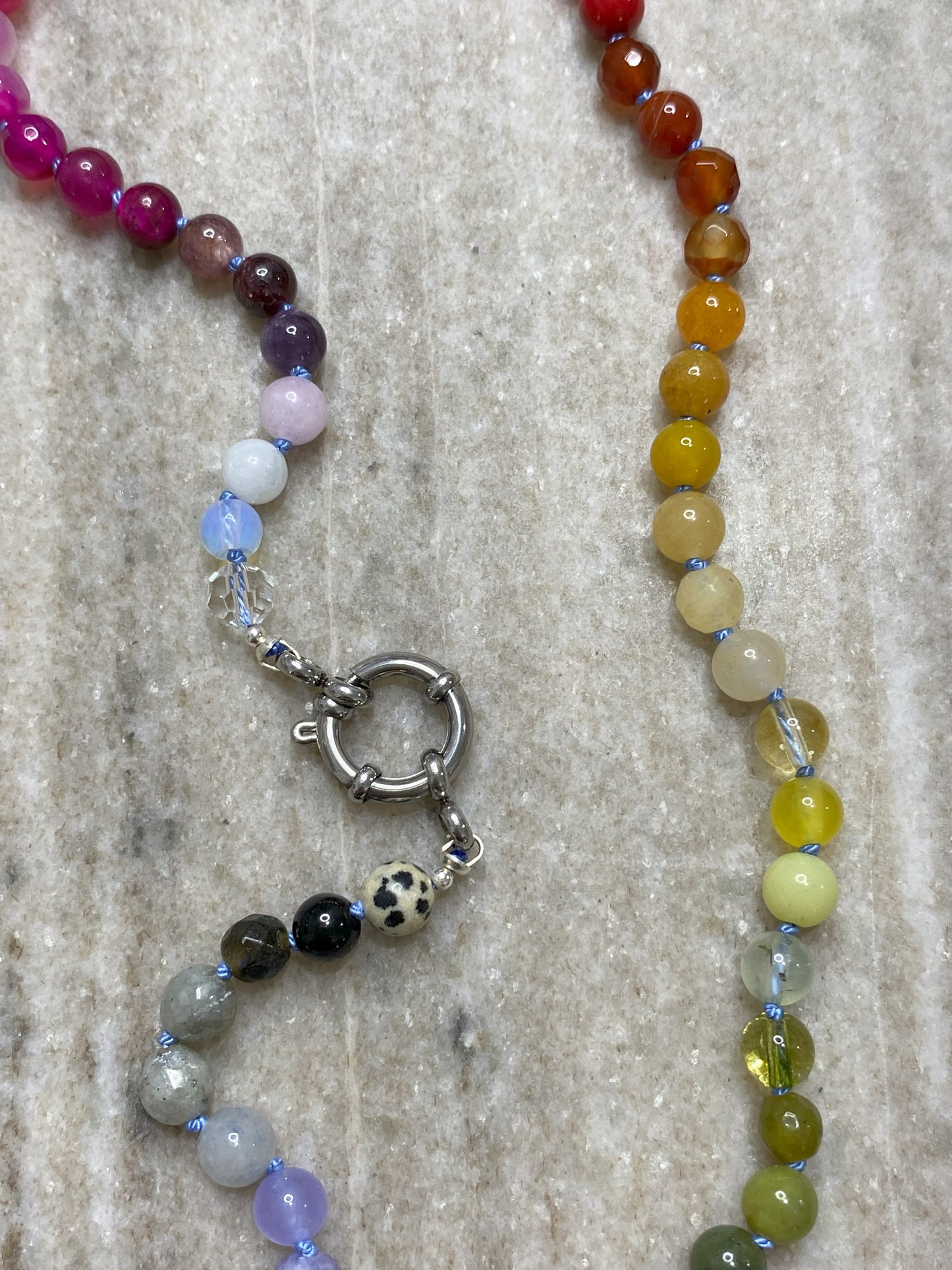 6mm Rainbow Ombre Necklace 1.0