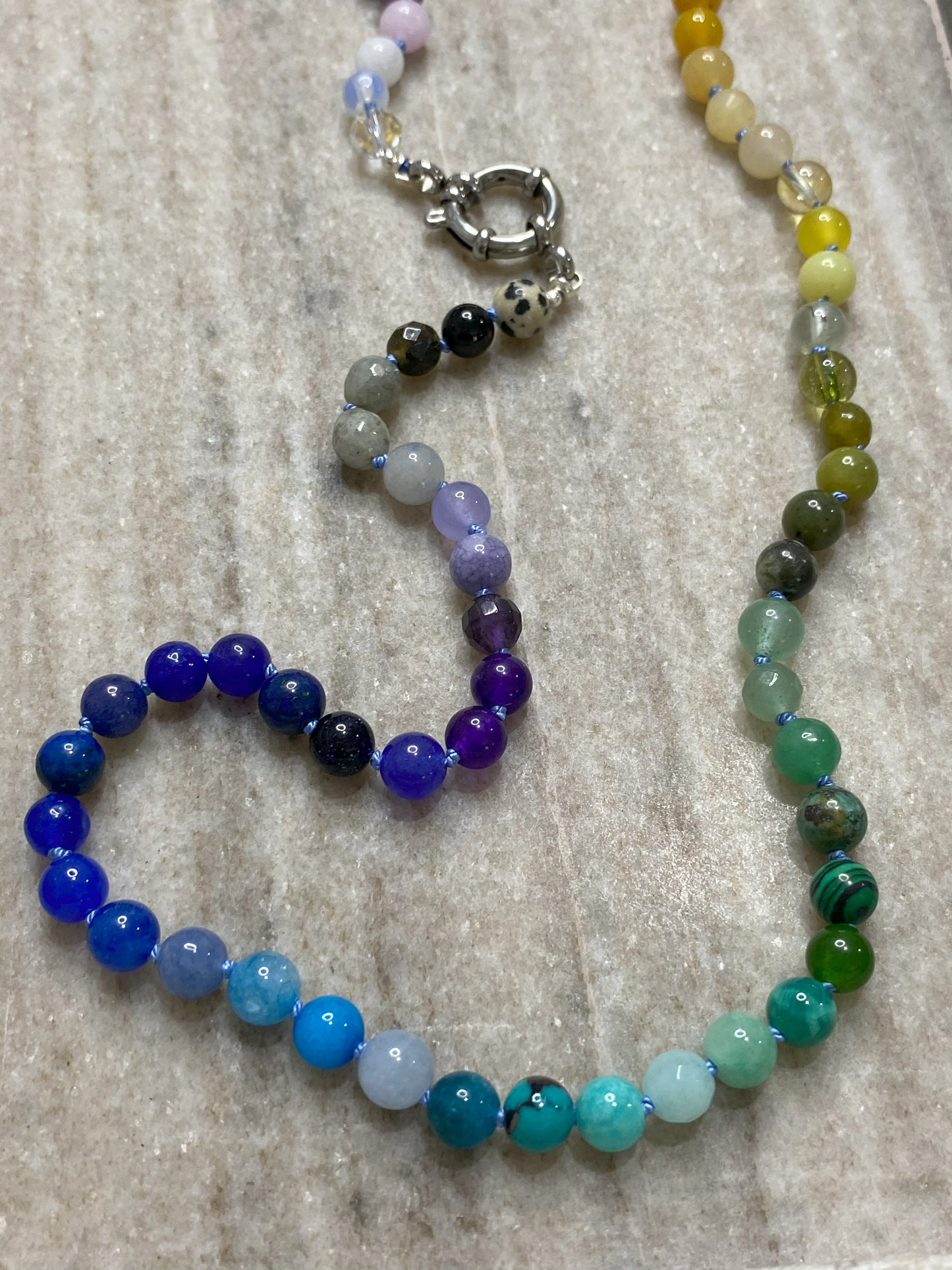 6mm Rainbow Ombre Necklace 1.0