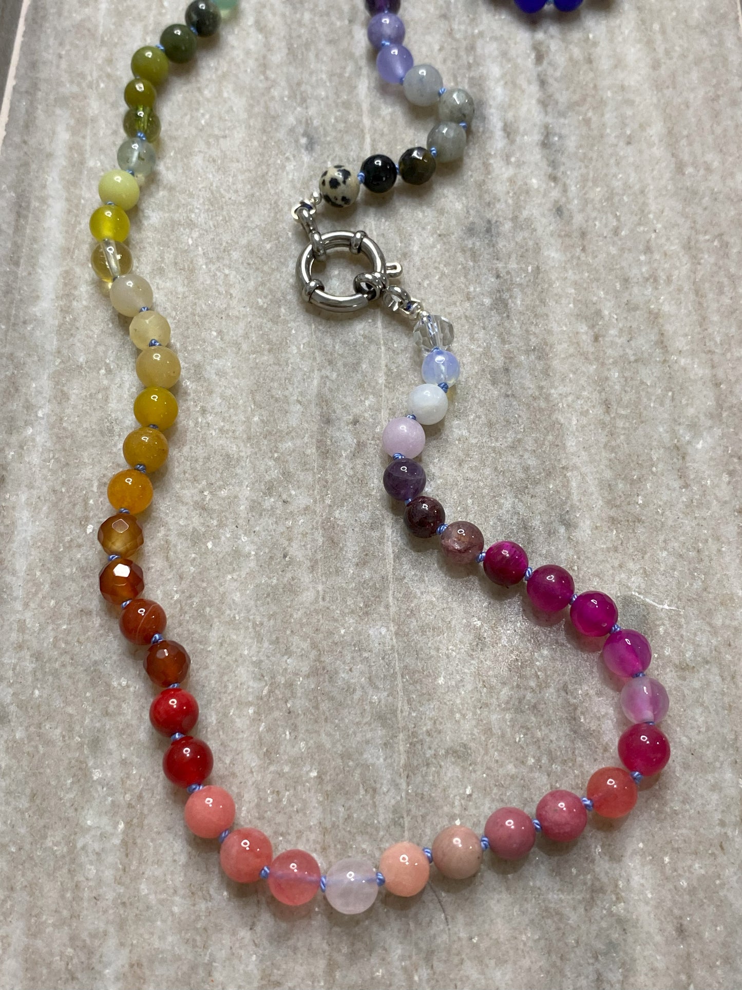 6mm Rainbow Ombre Necklace 1.0