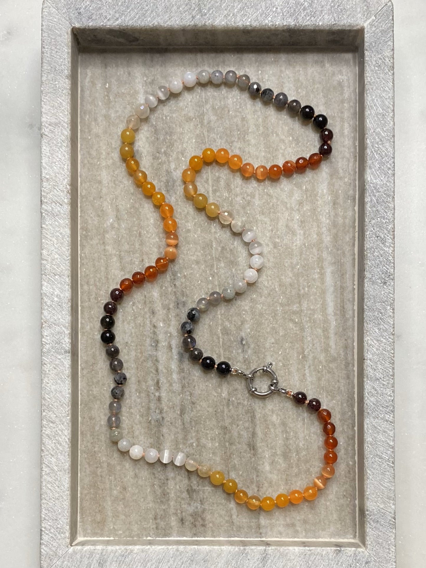 6mm Autumn Ombre Necklace 3.0