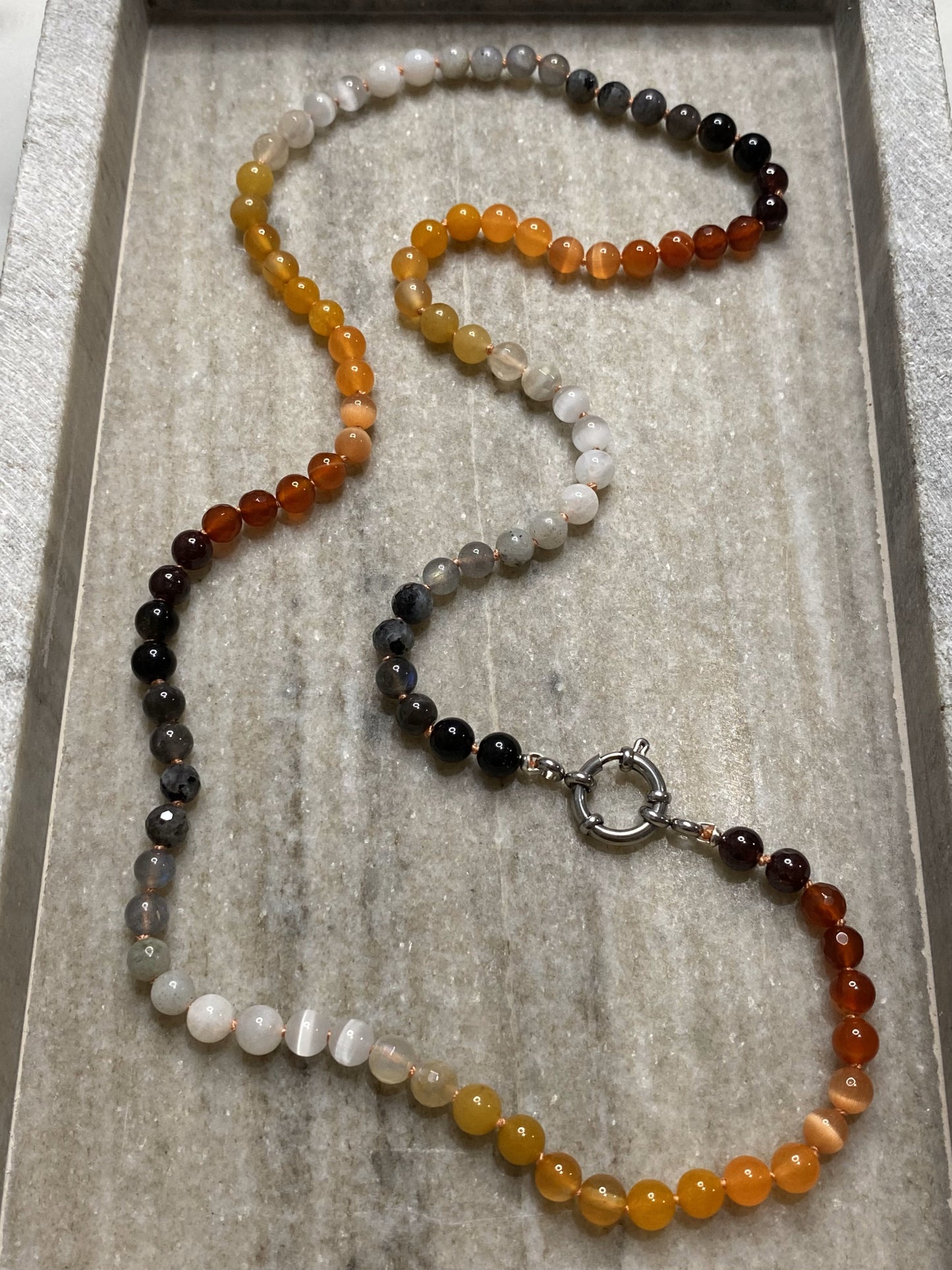 6mm Autumn Ombre Necklace 3.0