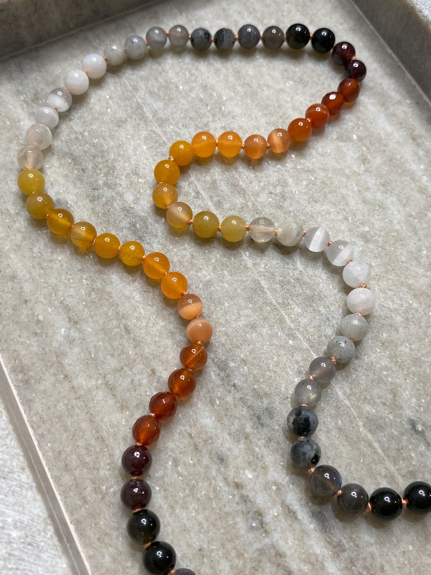 6mm Autumn Ombre Necklace 3.0