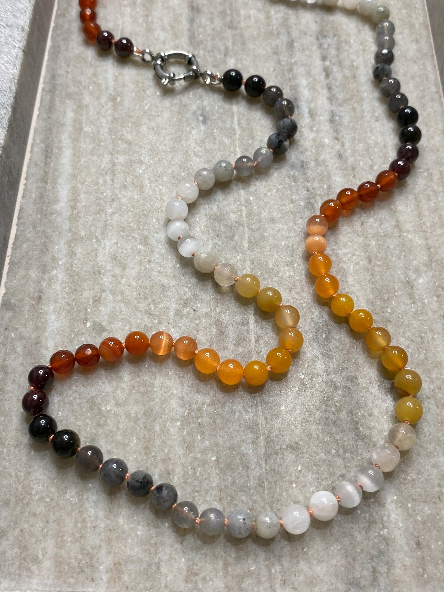 6mm Autumn Ombre Necklace 3.0
