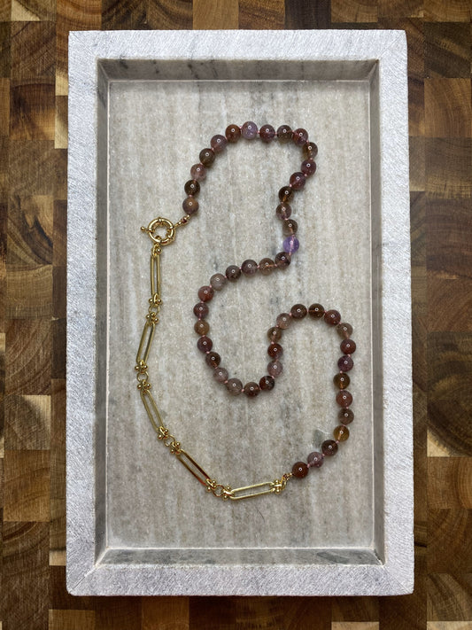 7mm Rare AA Auralite-23 Necklace