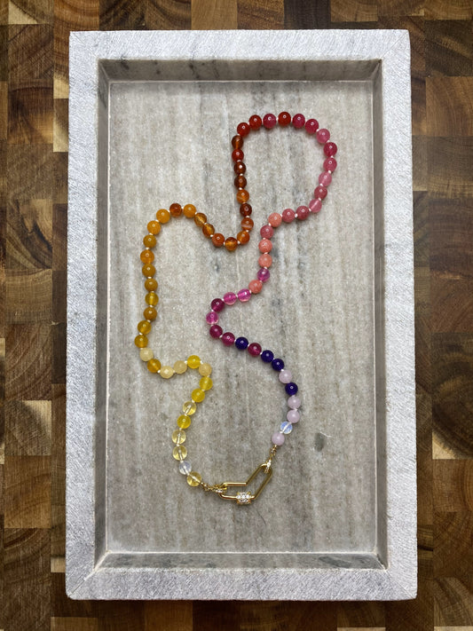6mm Cupid's Ombre Necklace
