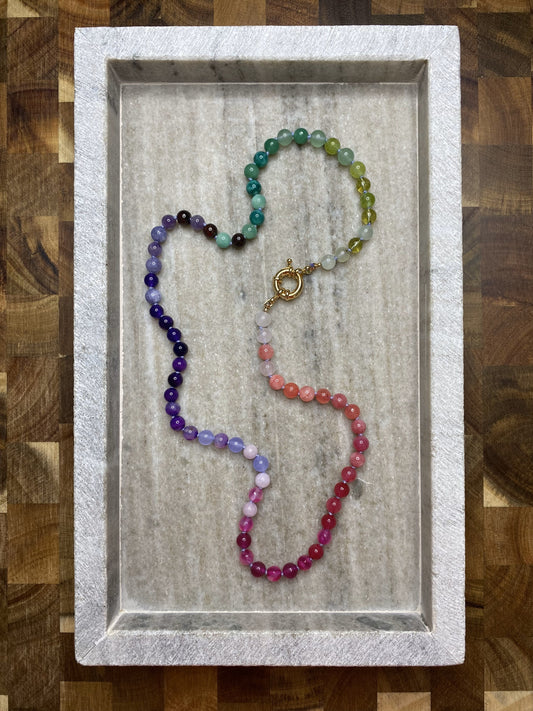 6mm Secret Garden Ombre Necklace