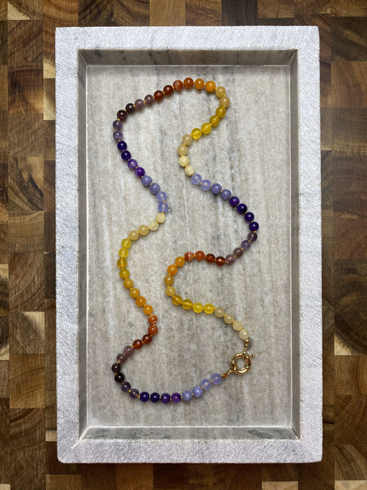 6mm Autumn Ombre Necklace 2.0