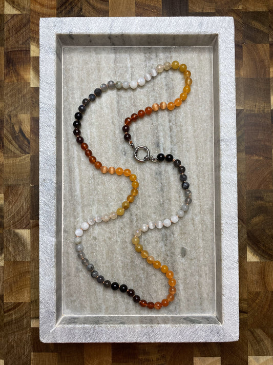 6mm Autumn Ombre Necklace 3.0