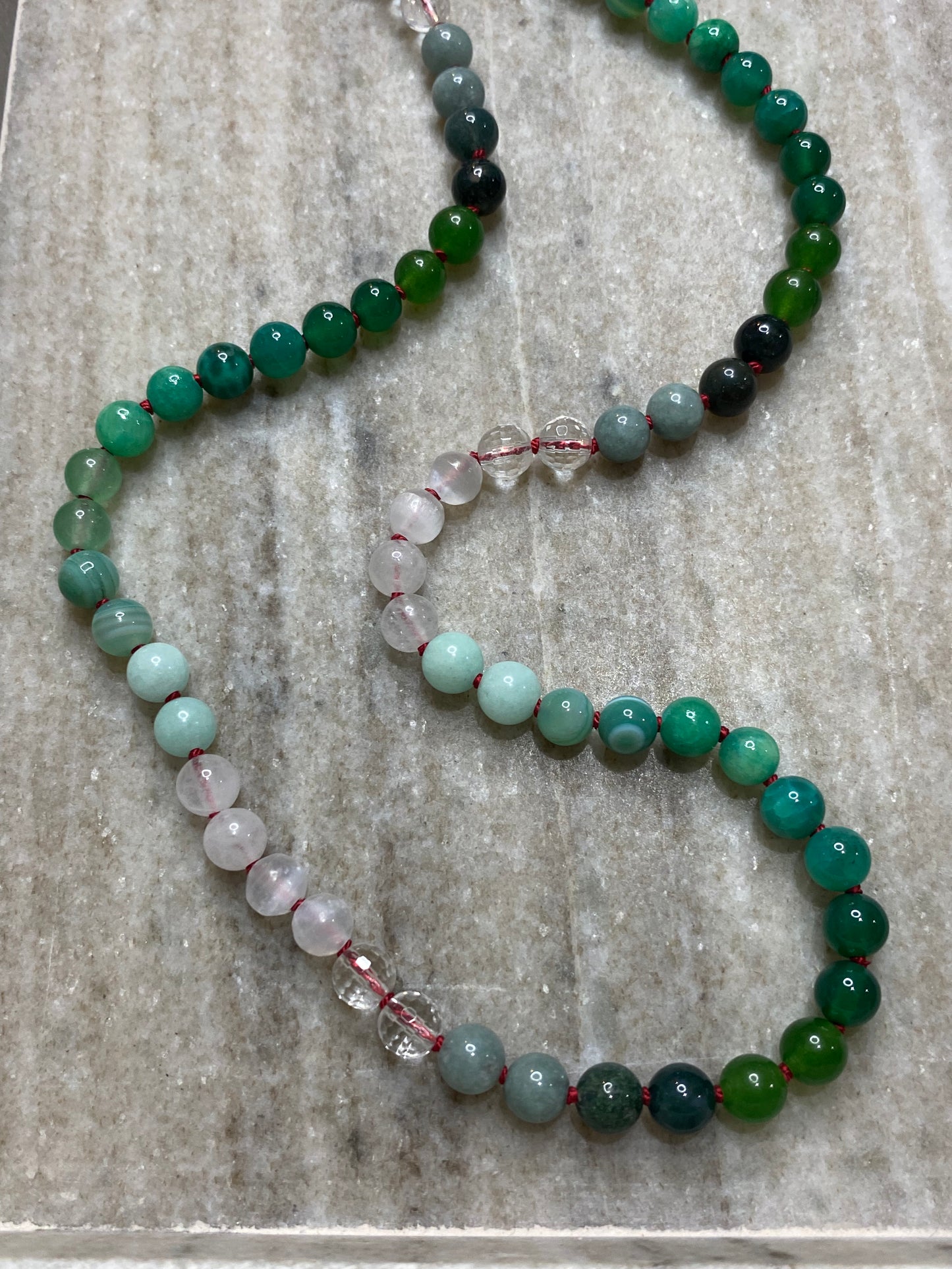 6mm Evergreen Ombre Necklace