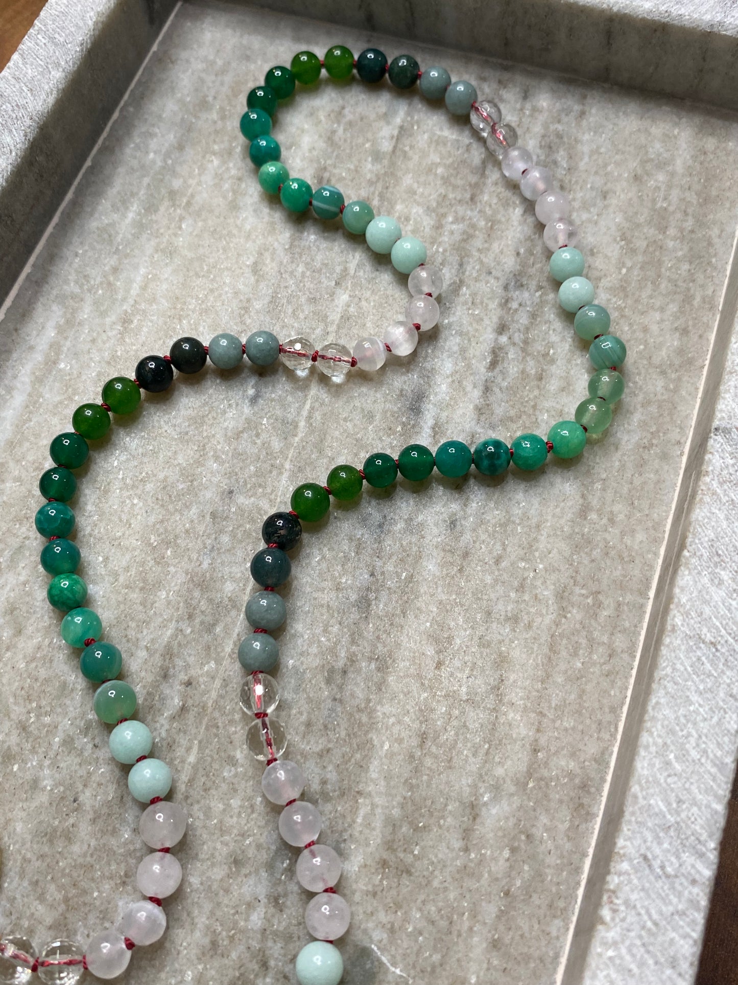 6mm Evergreen Ombre Necklace