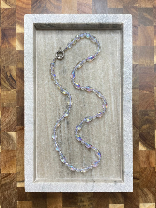 6-8mm Glittering Icicle Necklace
