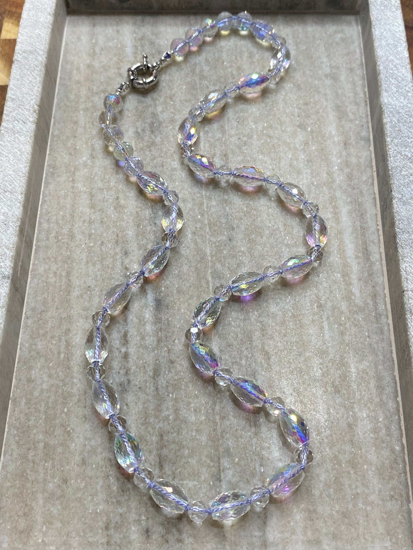 6-8mm Glittering Icicle Necklace