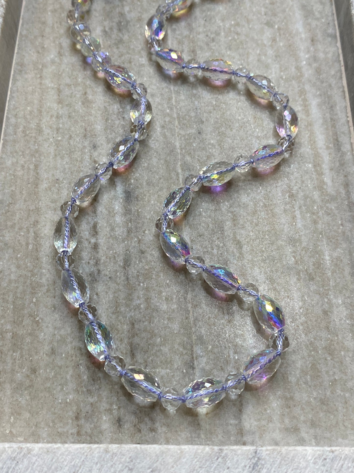 6-8mm Glittering Icicle Necklace
