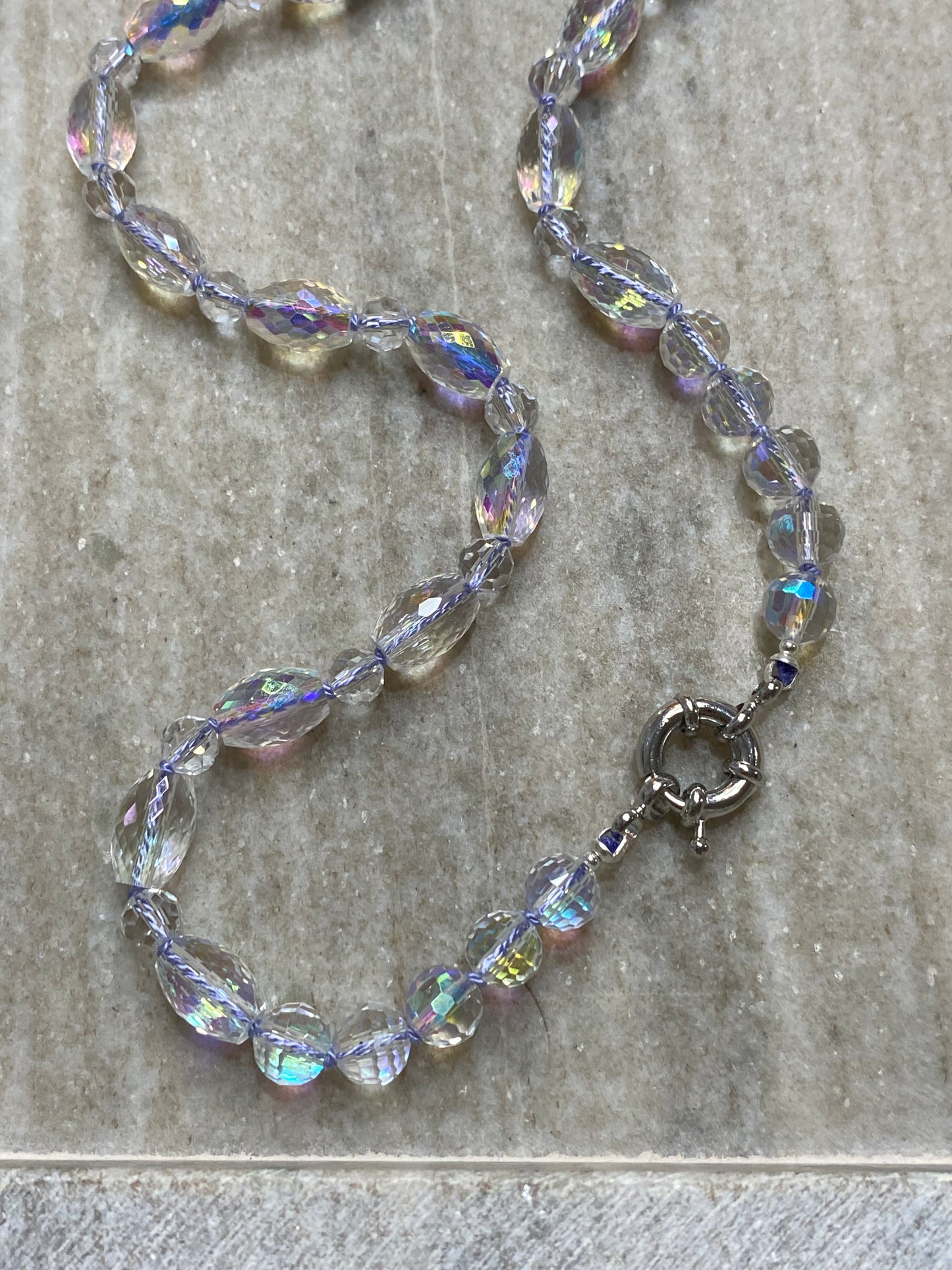 6-8mm Glittering Icicle Necklace