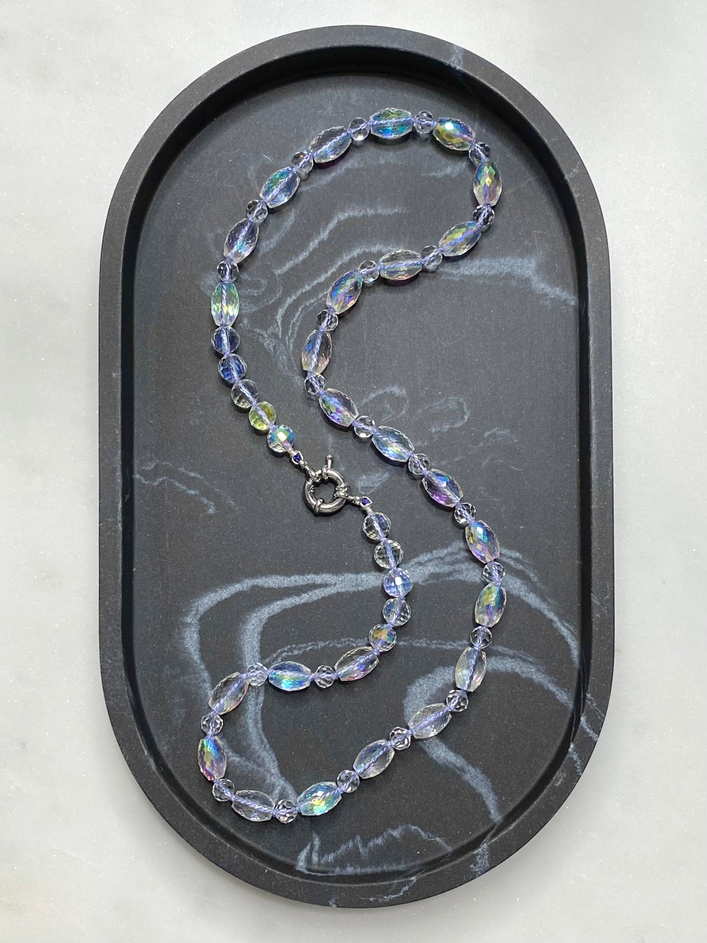6-8mm Glittering Icicle Necklace