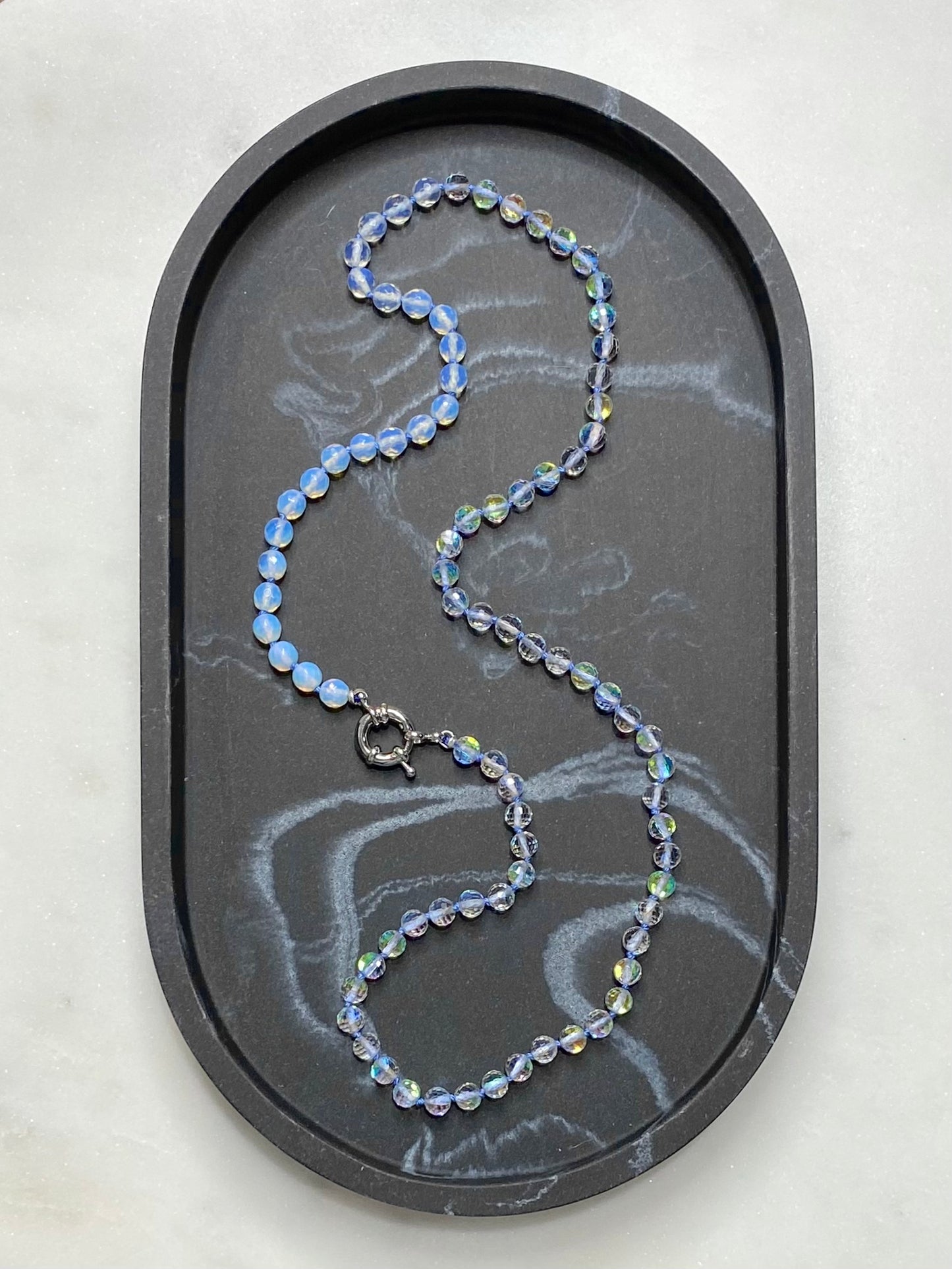 6mm Falling Snow Necklace